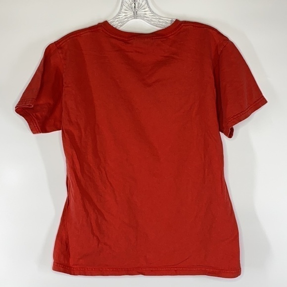 Vintage Nike Red Black Swoosh Tshirt - Picture 2 of 7